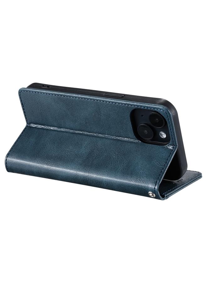 erorex Case For iPhone 15 Simple 6-Card Wallet Leather Phone Case - Image 5