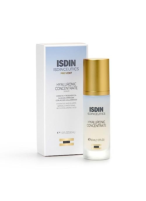 ISDIN Isdinceutics Hyaluronic Concentrate, Lightweight Face Serum with Hyaluronic Acid, 1.0 FL OZ 