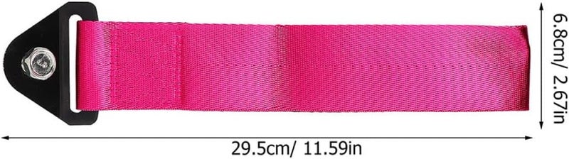 CHILDWEET 2pcs Purple Car Towing Strap Decorative Tow Rope for Automotive Front Bumper Universal Trailer Rope Exterior Modification Accessories - Image 2