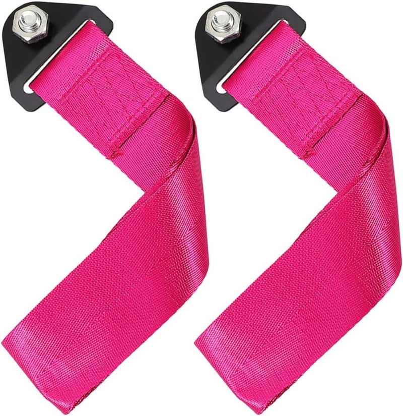 CHILDWEET 2pcs Purple Car Towing Strap Decorative Tow Rope for Automotive Front Bumper Universal Trailer Rope Exterior Modification Accessories - Image 1