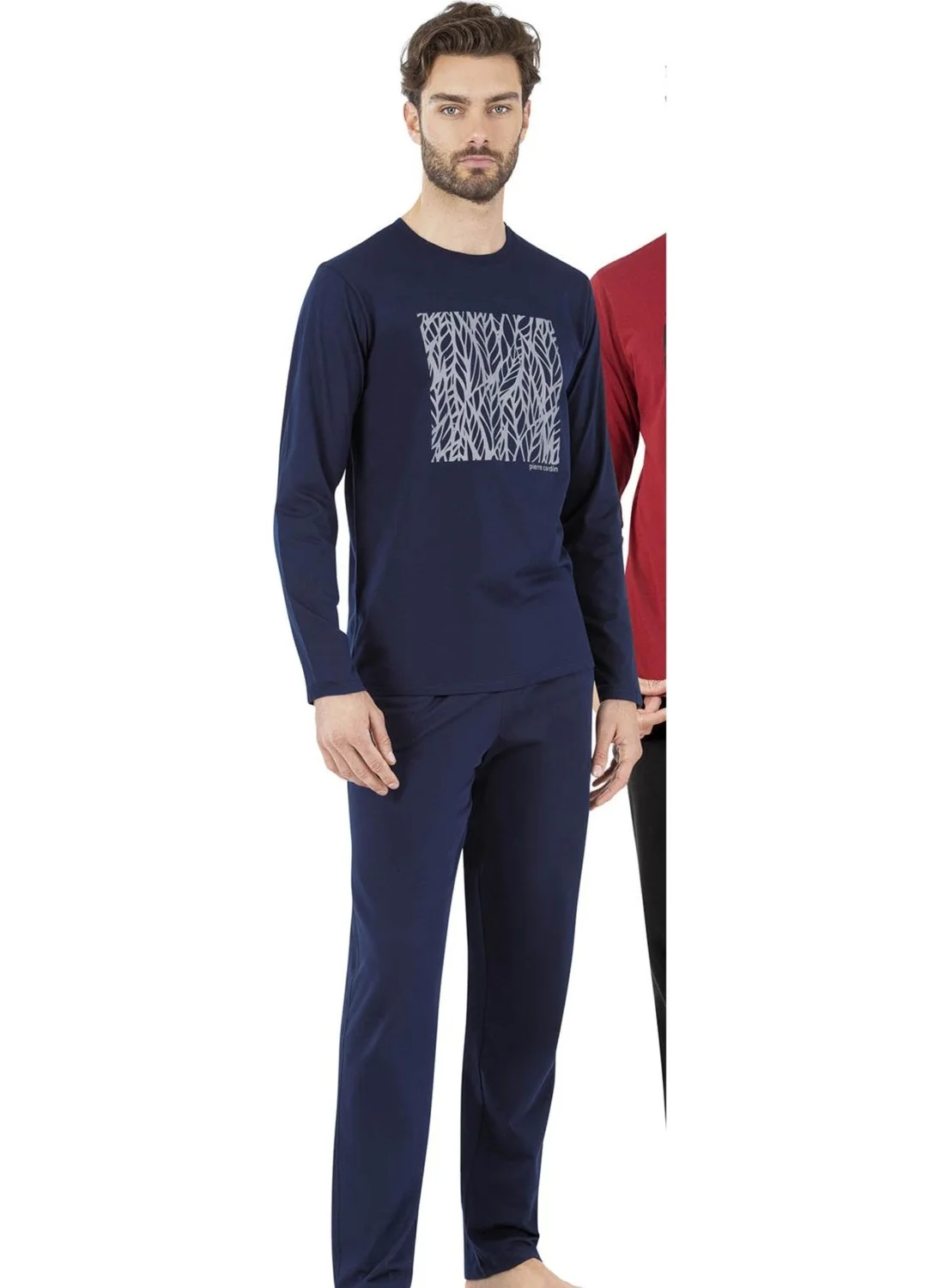 بيير كاردان Boxed Dowry Men's Pajama Set, 100 COTTON