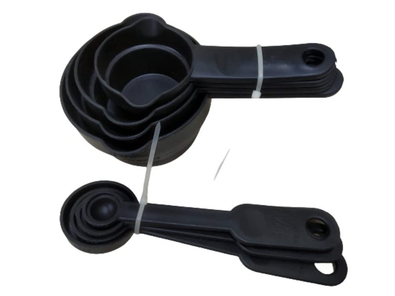 Bakers Pradise Bakers Pradise ALHUTAIB Combo Set of Silicone Spatula Acrylic Handle Pastry Brush with Measuring Cup Spoon and Mini Muffin Paper Cup Cake 100 Pcs  - Image 3