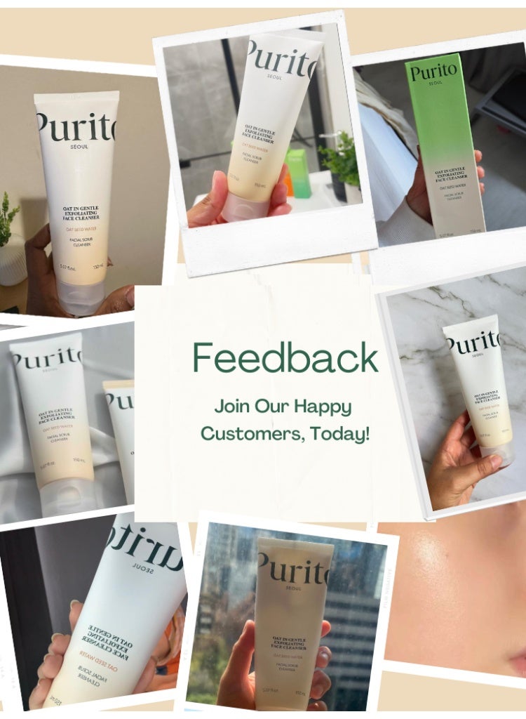 PURITO Dry & Sensitive Skin Relief – Purito Oat-In Gentle Exfoliating Face Cleanser for Barrier Repair, Soothing & Daily Cleansing - Image 2
