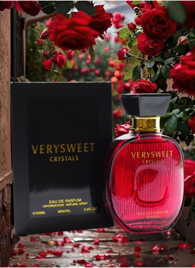 null - 6 قطع عطر فيريسويت كريستال 100مل - Image 1