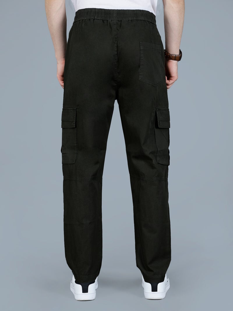 فورت كولينز بنطلون كارجو رجالي سادة مع رباط - Image 5