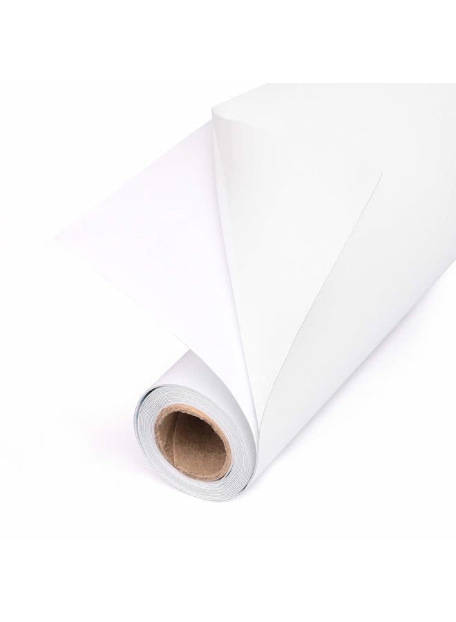 Window Whirl Total Blackout Window Film: 100% Light Blocking Film with White Sides - Heat Resistant, Room Darkening, Static Cling Film for Privacy & Day Sleep - No Residue, Stops UV, Easy Removal (17.5 x 160 in.) - Image 1
