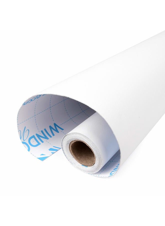 Window Whirl Total Blackout Window Film: 100% Light Blocking Film with White Sides - Heat Resistant, Room Darkening, Static Cling Film for Privacy & Day Sleep - No Residue, Stops UV, Easy Removal (17.5 x 160 in.) - Image 2