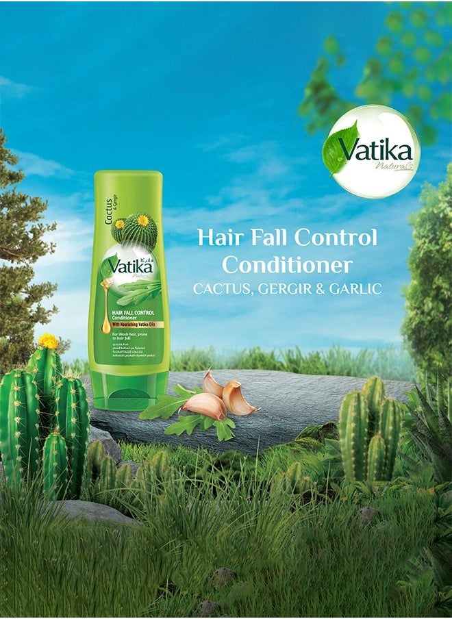 Vatika Naturals - Vatika Naturals Hair Fall Control Conditioner | Enriched with Cactus and Ghergir | Reinforcing & Nourishing | For Thinning & Hair Loss - 200ml - Image 1