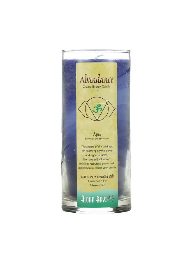 Aloha Bay - Chakra Energy Candle Abundance Indigo 11 oz - Image 1