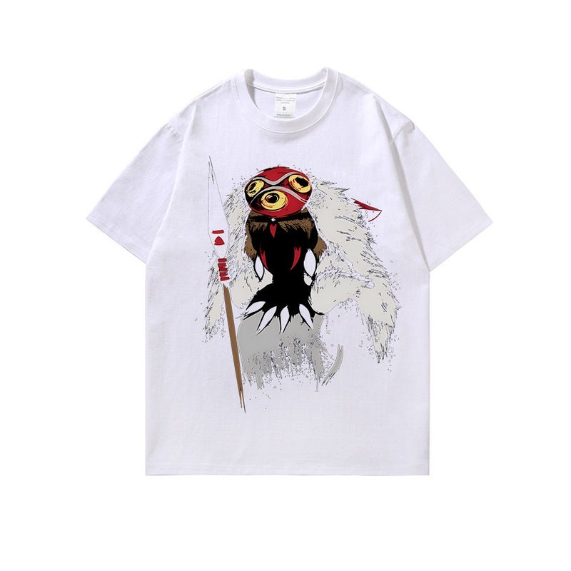 Street Vintage Washed Old Short-Sleeved T-Shirt Men'S And Women'S Ins Ancient Fashion Couples Loose Half-Sleeved T-Shirt - Image 3