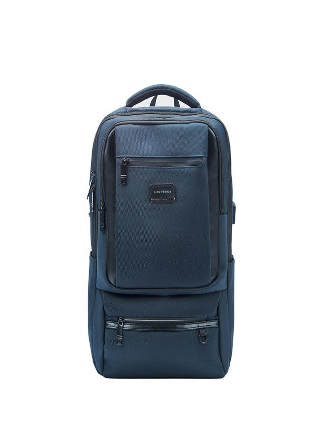 Lino Perros Harvard Crest Navy Backpack - Image 1