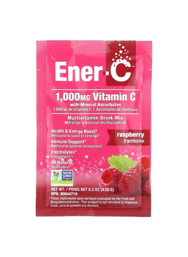 Ener-C, Vitamin C, Multivitamin Drink Mix, Raspberry, 1,000 mg, 30 Packets, 0.3 oz (9.28 g) Each (Packaging may vary) - Image 3