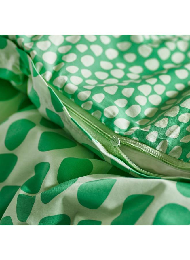 Zaboon Duvet Cover And Pillowcase, Green/Crocodile, 150X200/50X80 Cm - Image 5