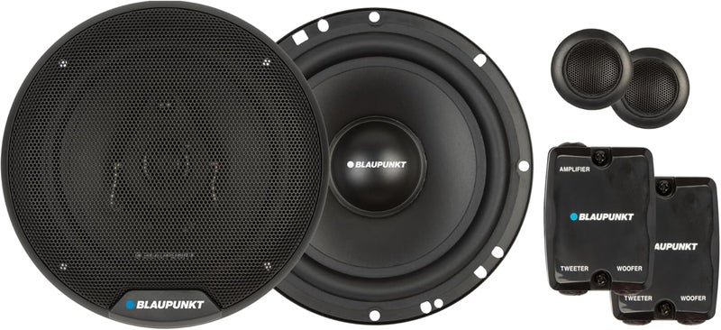 BLAUPUNKT BPS-E650C 6.5" 120W Component Car Speakers with Silk Dome Tweeters - Image 1