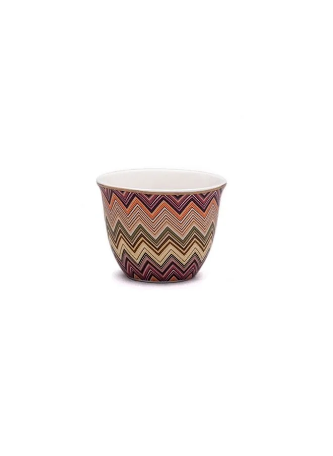 رومورز Pack of 6 Longuette Arabic Coffee Cup 70 ml