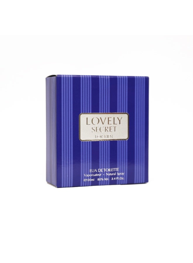 لافلي عطر "لوفلي سيكرت" للرجال من أو دي تواليت - 100 مل / 3.4 أونصة بخاخ natural spray - Image 3