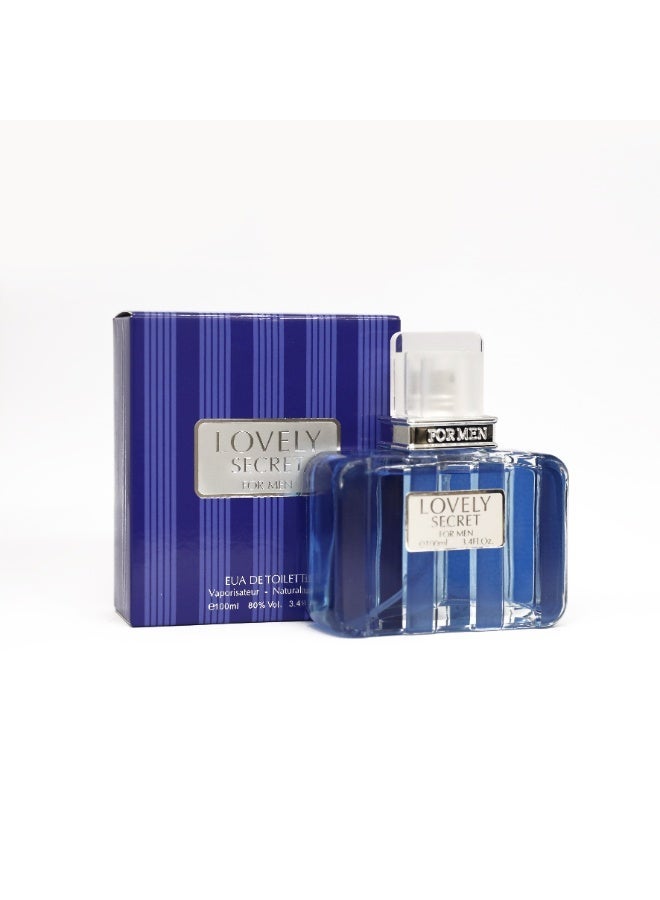 لافلي عطر "لوفلي سيكرت" للرجال من أو دي تواليت - 100 مل / 3.4 أونصة بخاخ natural spray - Image 1