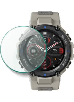 PROMASS Tempered Glass Screen Protector For Amazfit T-Rex Pro Smartwatch Clear  - Image 1