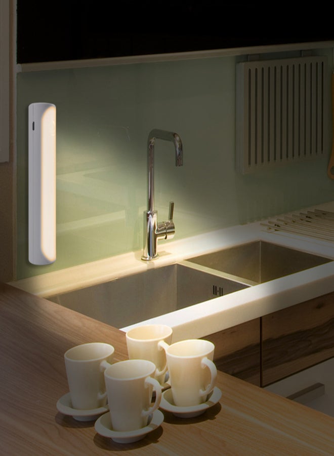 KM-101 Warm White Motion Sensor Light Wall Night Lamp USB Charging with Brightness Lighting for Living Room Bedroom Stairs - Image 4