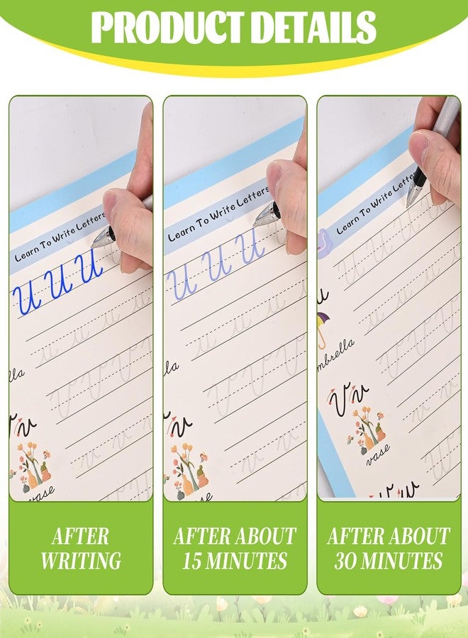 AALGO Grooved Cursive Handwriting Workbook,Magic Grooved Writing Practice Cursive for Children and Beginners,Learn Cursive Handwriting With Letters,Words and Sentences - Image 3