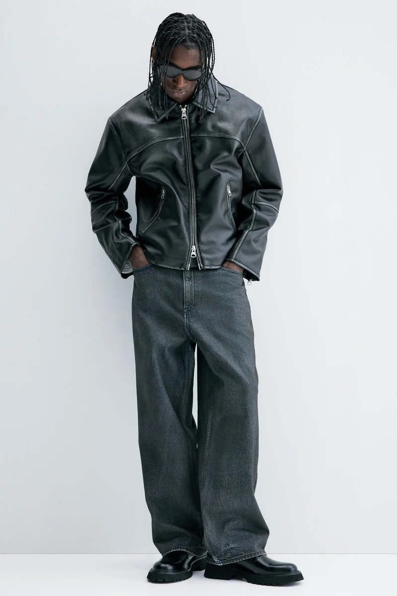 H&M Regular Fit Coated jacket