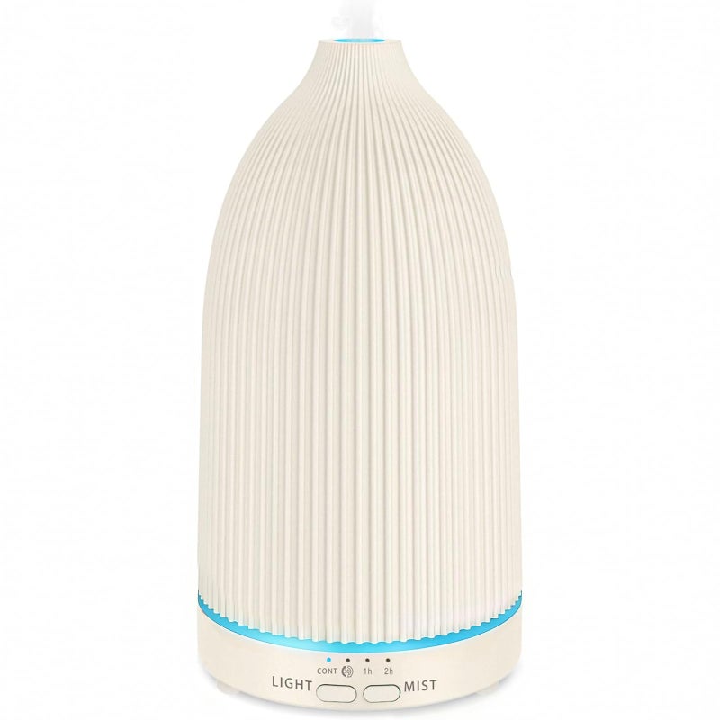 URPOWER 100ML Essential Oil Diffuser Ultrasonic Cool Mist Humidifier with 7 LED Lights, Timer & Auto-Off Quiet Aromatherapy Scent Diffuser for Home Bedroom Office Relaxation - Image 1