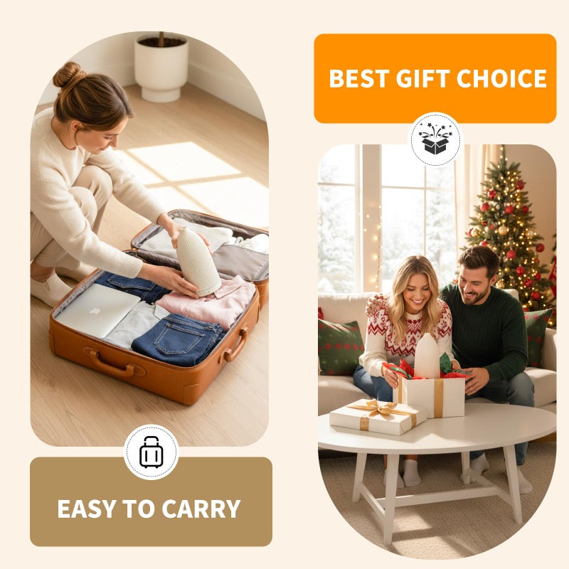 URPOWER 100ML Essential Oil Diffuser Ultrasonic Cool Mist Humidifier with 7 LED Lights, Timer & Auto-Off Quiet Aromatherapy Scent Diffuser for Home Bedroom Office Relaxation - Image 5