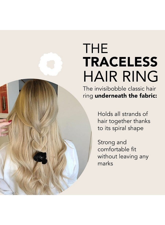 إنفيزيبوبل حلقة شعر حلزونية من إنفيزيبوبل - أسود حقيقي - قطعتان - سوار أنيق من سكرانشي، إكسسوارات ملفوفة بمقبض مرن قوي للنساء - لطيفة على الفتيات والمراهقات والشعر الكثيف - Image 3