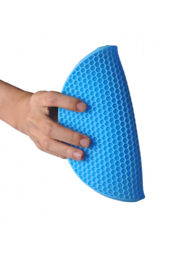 Smithcraft Silicone Trivets for Hot Dishes, Pots and Pans, Hot Pads for Kitchen, Black Silicone Pot Holders, Silicone Mats for Kitchen Counter, Non Slip Heat Resistant Mat, Flexible Trivet Mat Set 4 - Image 3