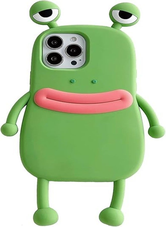 SGVAHY Cute iPhone 16 Plus Case Unique Protective Case Kawaii Funny Cartoon Frog Soft Silicone Rubber Shockproof Cover for Girls Women - Image 1