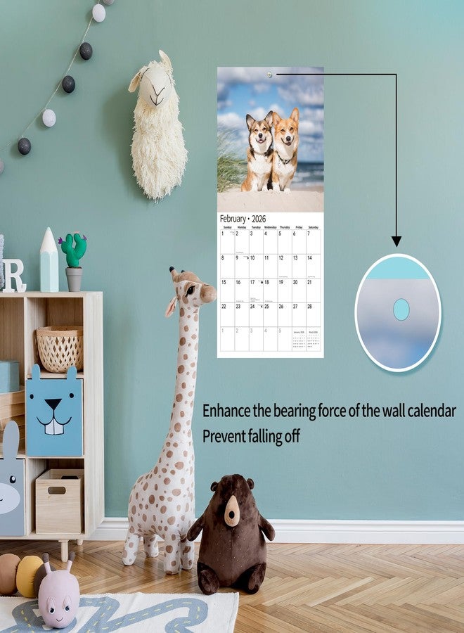windrio 2026 Wall Calendar, November 2025 - December 2026, Wall Calendar Corgis, 12" x 24" Opened,Full Page Months Thick & Sturdy Paper for Calendar Organizing & Planning - Image 4