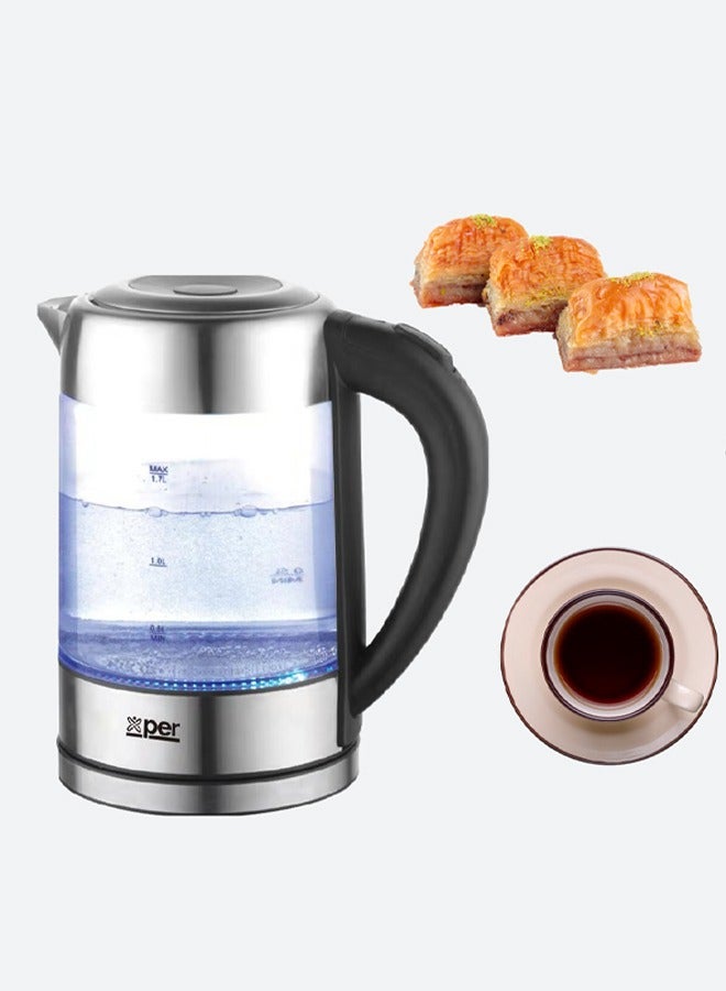 XPER Glass Kettle - 2200 Watt - 1.7 Liter - XPK-GM19 - Image 3