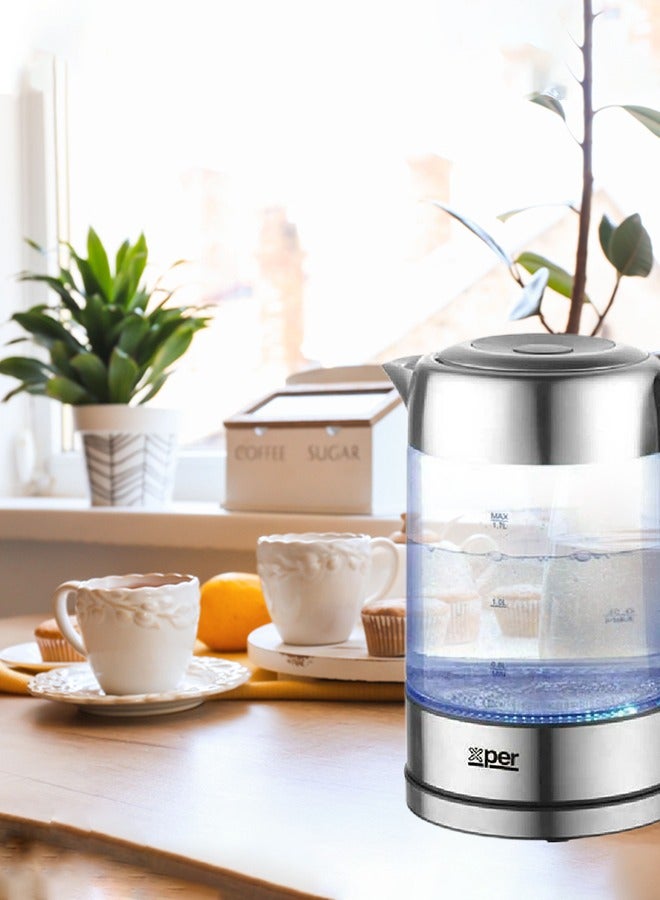 XPER Glass Kettle - 2200 Watt - 1.7 Liter - XPK-GM19 - Image 5