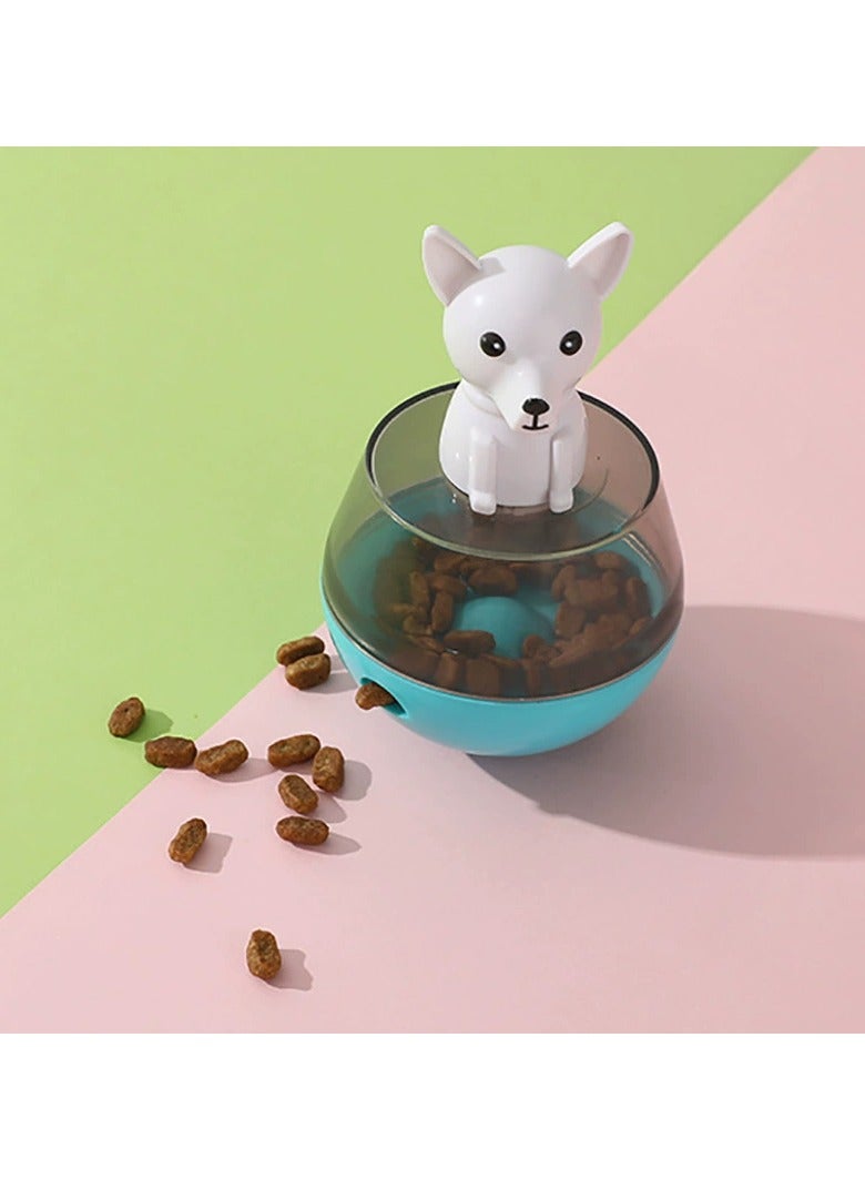 Goolsky Dog-Shaped Tumbler Feeder Toy – Interactive Self-Feeding Slow Feeder Puzzle for Dogs & Cats - Image 2
