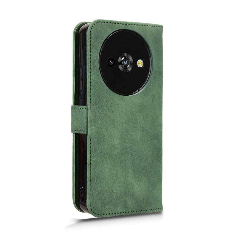 إيروريكس جراب هاتف جلدي قابل للطي مغناطيسي لهاتف Oukitel C59 Pro (أخضر) - Image 3