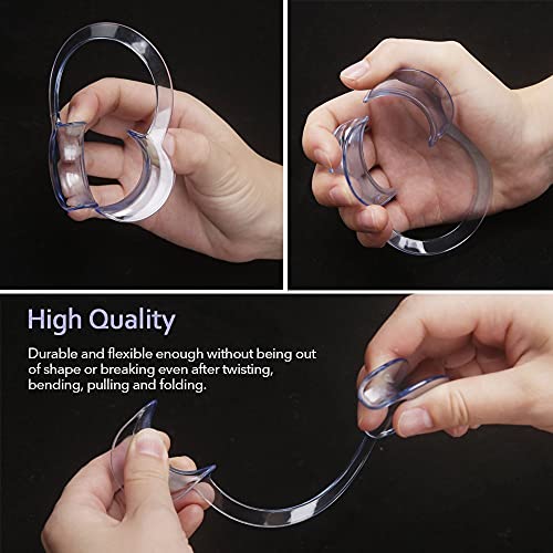 THINKPRICE 30-Pack Dental Cheek Retractor, Professional Autoclavable Mouth Opener Retractors, 100% BPA-Free, for Dentist, Teeth Whitening, Party, Mouthguard Challenge Game - Size M, Clear - Image 3