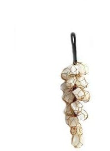 REBUY Selenite Hanging Ornament Tourmaline Rough Chunks Hanger for Protection by REBUY  - Image 1