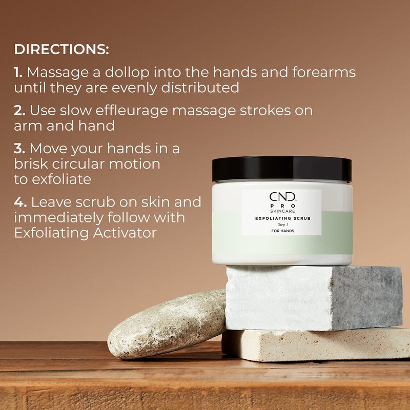 CND Pro Skincare Exfoliating Scrub & Hydrating Lotion for Hands, Exfoliate Skin for Soft and Healthy Hands - Image 4