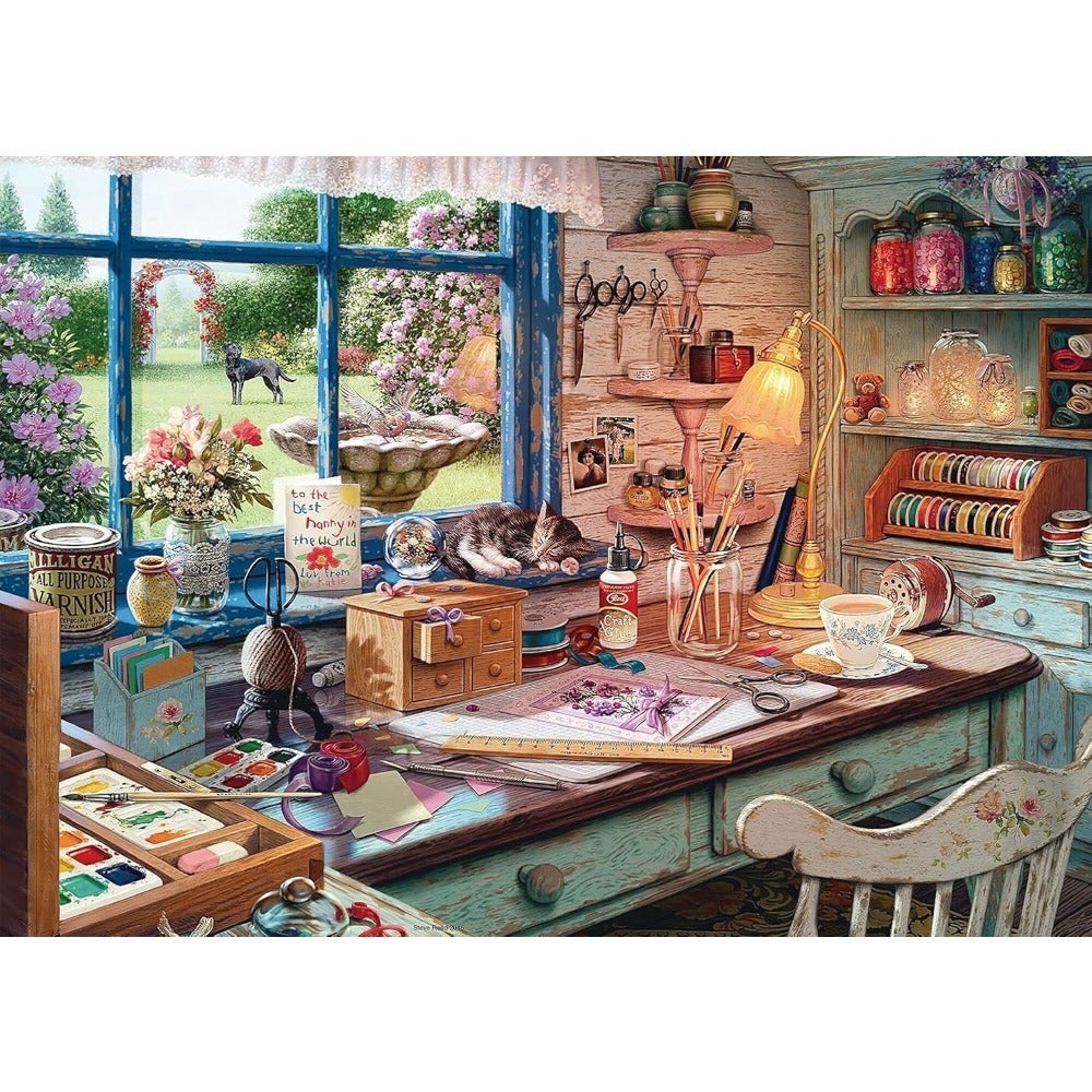 Jigsaw Puzzles 1000 Pieces For Adults And Challenging Large Size With Vibrant Colors And Thick Durable Pieces Brain Teaser Home Decor Family Fun Ideal Gift Garden Art Studio