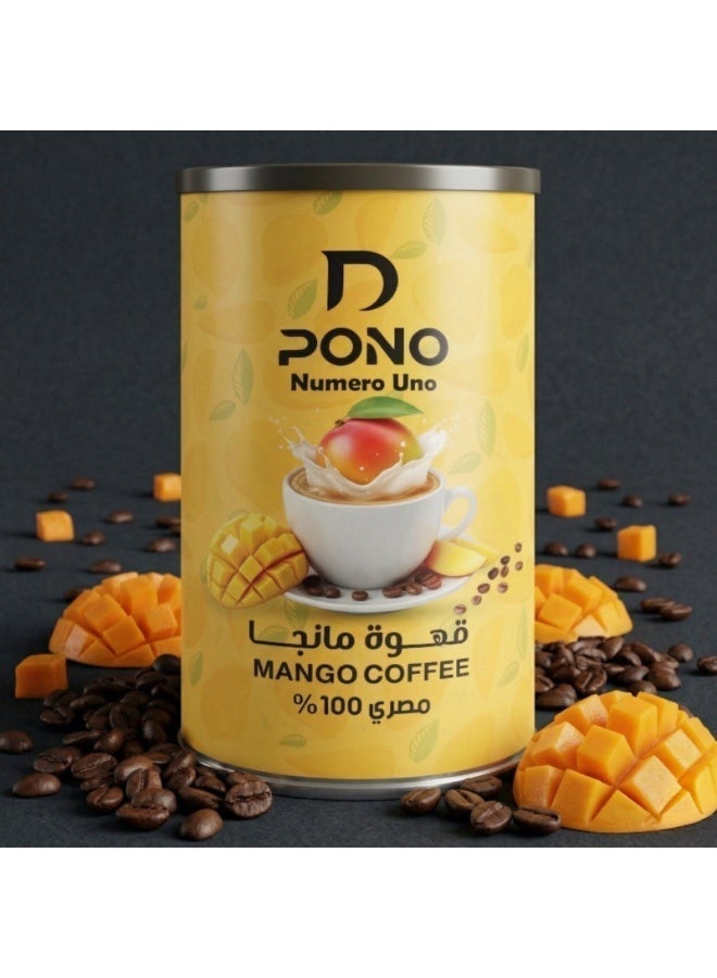 Dpono Mango Coffee – Premium Coffee with Natural Mango Flavor - 225 Gm - Image 1