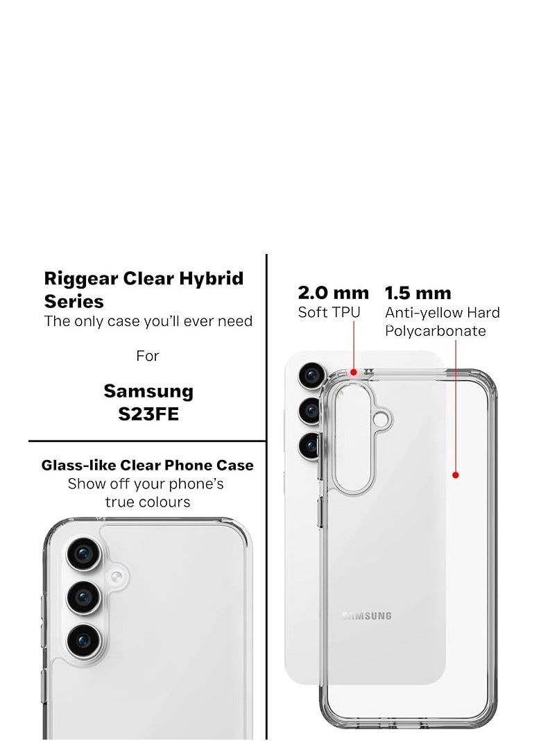 Wtech Samsung Galaxy S24 5G 2024 Airbag Case Series Premium Transparent Airbag Shockproof Anti-Yellowing With Free Iron Plate Case Cover - Clear  - Image 2