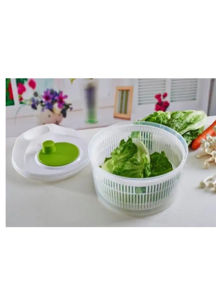 داي الة تجفيف الخضروات الدوارة الة تجفيف السلطة المنزلية، الة تجفيف يدوية للسلطة والخضروات، مجفف دوار - Image 2