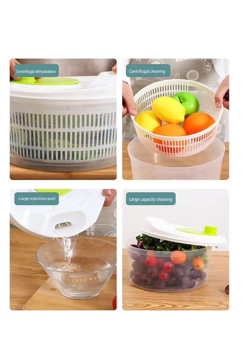 داي الة تجفيف الخضروات الدوارة الة تجفيف السلطة المنزلية، الة تجفيف يدوية للسلطة والخضروات، مجفف دوار - Image 4