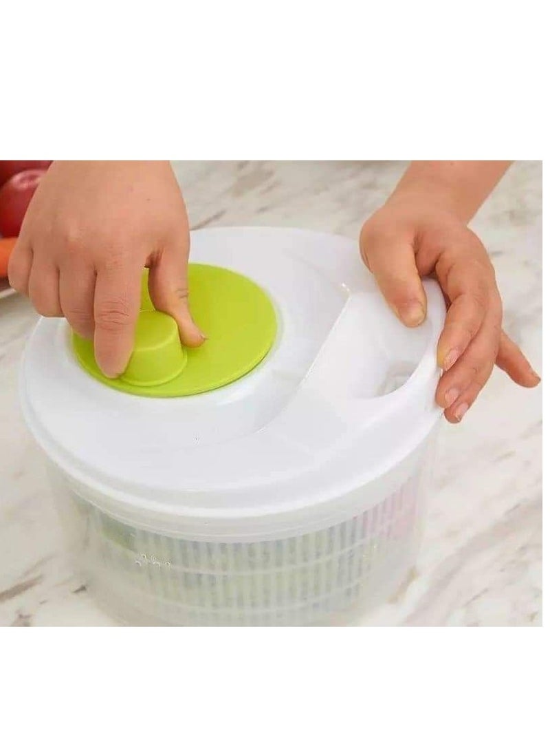 داي الة تجفيف الخضروات الدوارة الة تجفيف السلطة المنزلية، الة تجفيف يدوية للسلطة والخضروات، مجفف دوار - Image 3