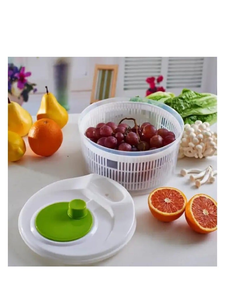 داي الة تجفيف الخضروات الدوارة الة تجفيف السلطة المنزلية، الة تجفيف يدوية للسلطة والخضروات، مجفف دوار - Image 5