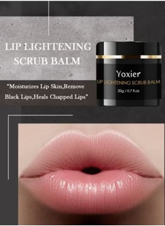 Yoxier Lip Scrub For Dry Lips 20G ，Lighten Dark Lips For Men Women Natural Balm Moisturizer Exfoliator Sleeping ，Lip Exfoliator And Moisturizer For Dry Chapped Lips ﻿  - Image 5