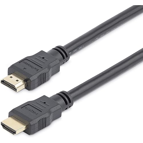 Startech.com StarTechcom 4K HDMI Monitor Cable 6ft 2m 4K30Hz High speed 102 Gbps UHD 14 HDMI Cord for Displays TVs and Projectors - Image 1
