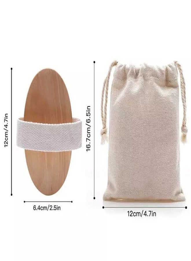 eHomeA2Z Dry Brushing Body Brush Exfoliating Brush Natural Bristle bath Brush for Remove Dead Skin Toxins Cellulite,Treatment,Improves Lymphatic Functions,Exfoliates,Stimulates Blood Circulation (oval) - Image 3