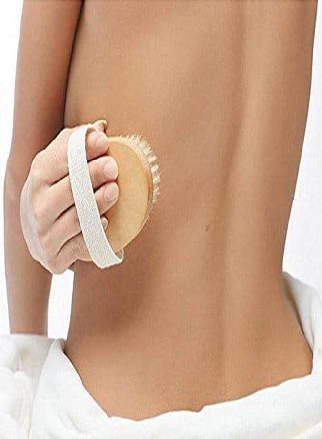 eHomeA2Z Dry Brushing Body Brush Exfoliating Brush Natural Bristle bath Brush for Remove Dead Skin Toxins Cellulite,Treatment,Improves Lymphatic Functions,Exfoliates,Stimulates Blood Circulation (oval) - Image 4