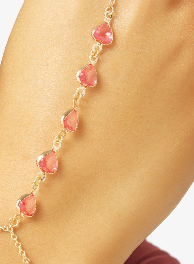 ELLA Jewel Embellished Detail Dainty Hand Jewelry - Image 5